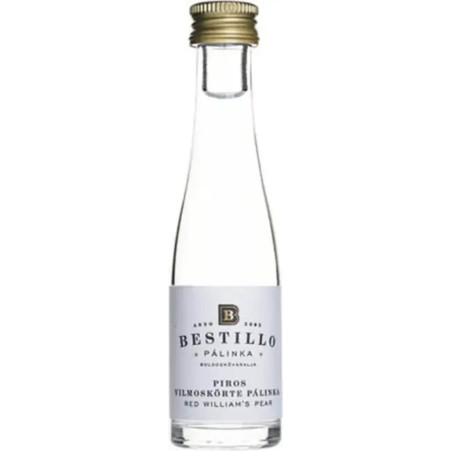 Bestillo Piros Vilmoskörte Pálinka (0,03 l) Mini 40%