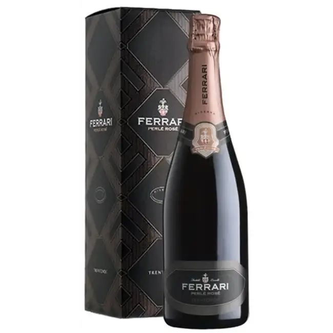 Ferrari Perlé Rosé Riserva 2018 díszdobozban