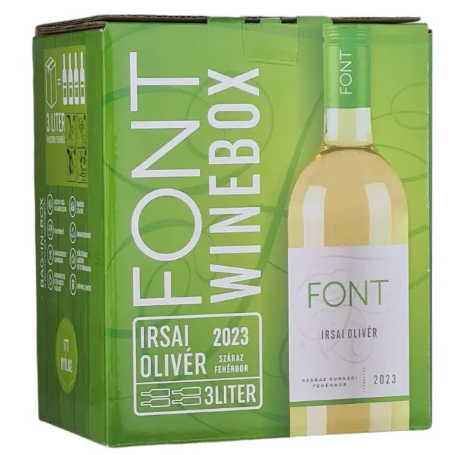 Font Pincészet Irsai Olivér 2025 (3L Bag-in-Box) 
