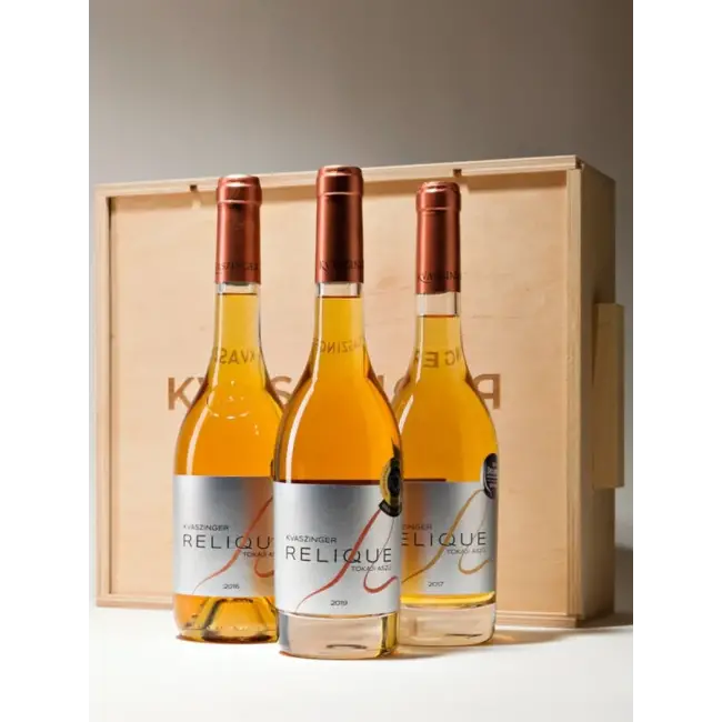 Kvaszinger Relique Aszú válogatás díszdobozban