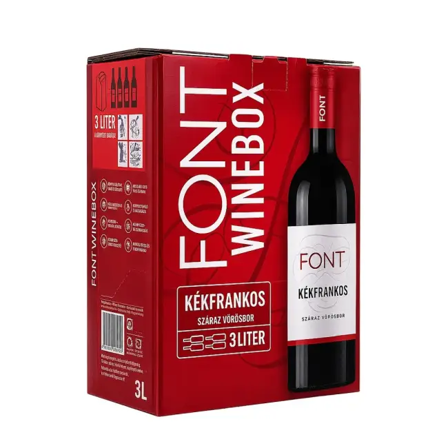 Font Pincészet Kékfrankos 2025 (3L Bag-in-Box)