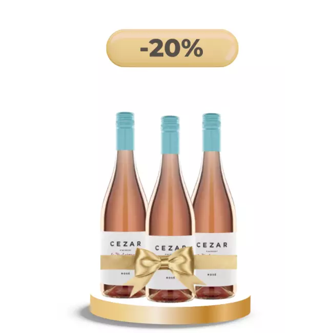 Szeptemberi Cezar Cabernet Sauvignon Rosé Borcsomag 3x0,75L