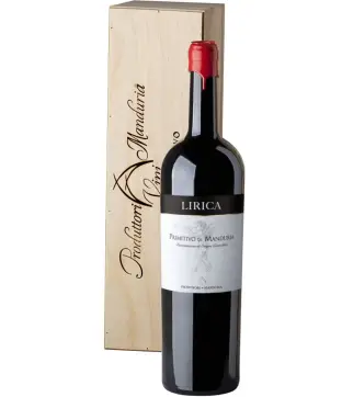 Consorzio Manduria Lirica Primitivo di Manduria 2022 Jeroboam Díszdobozban