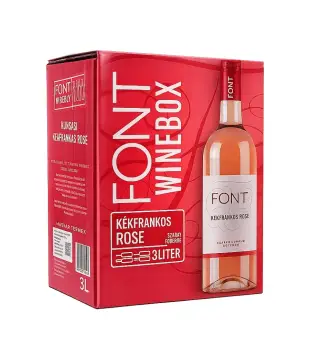 Font Pincészet Kékfrankos Rosé 2025 (3L Bag-in-Box)