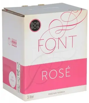 Font Pincészet Kékfrankos Rosé 2025 (3L Bag-in-Box)