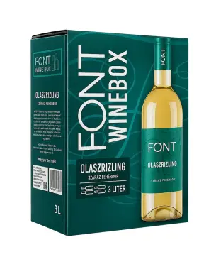 Font Pincészet Olaszrizling 2025 (3L Bag-in-Box)