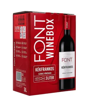 Font Pincészet Kékfrankos 2025 (3L Bag-in-Box)
