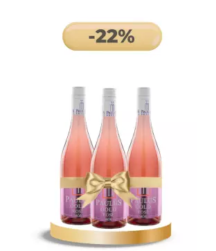 Szeptemberi Paulus Gold Rosé Borcsomag 3x0,75L